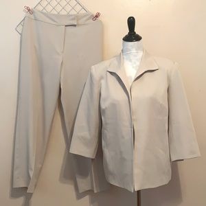Bob Mackie Lightweight Tan Pants Suit